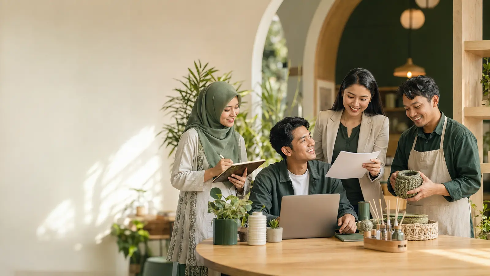 Pendidik, profesional, kreator digital, dan pelaku usaha Indonesia berkolaborasi